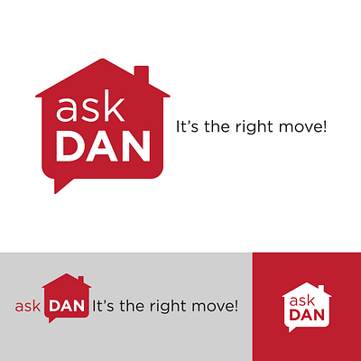 Dan Realtor Brand house real estate speech talk