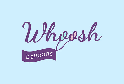 Logo for Balloon day 2 balloons graphic design logo vector