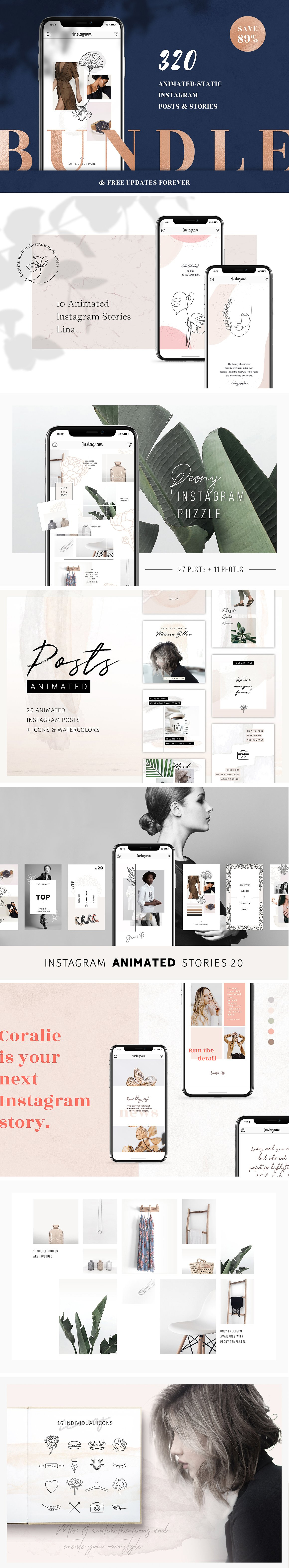 Entire Instagram Templates by Instagram Templates & Themes on Dribbble
