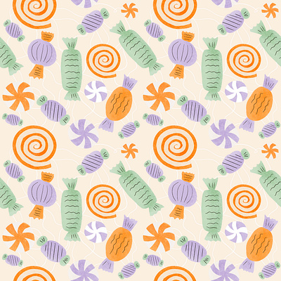 Candy Pattern design digital illustration pattern procreate surface pattern