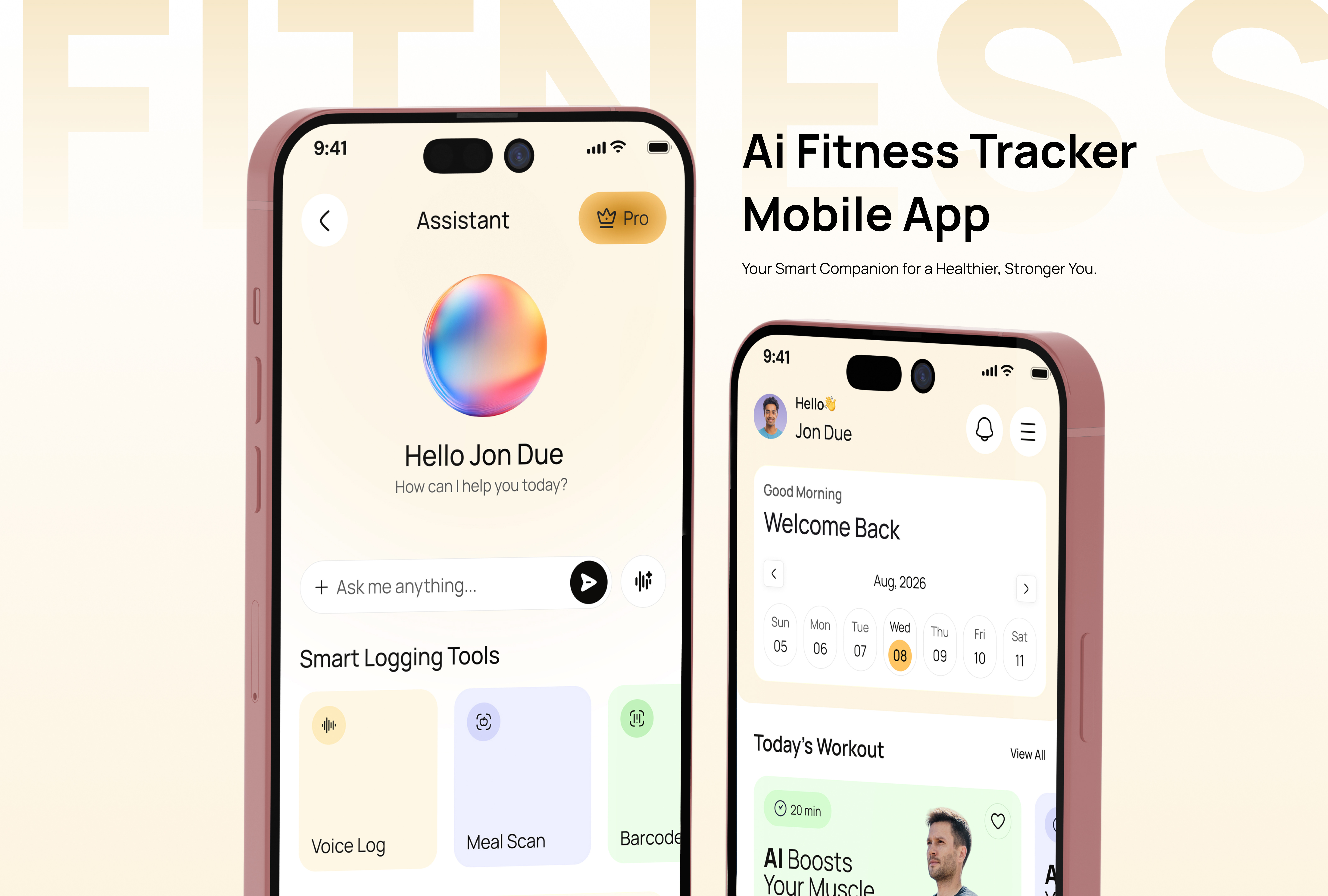 AI Fitness Tracker Mobile App UI/UX Design activity tracker ai fitness app ai fitness coach animation fitness app fitness app ui fitness dashboard fitness tracker health app health app ui ios app mobile app mobile app design mobile app ui mobile app ui ux product design ui ux design user interface design workout app workout app ui