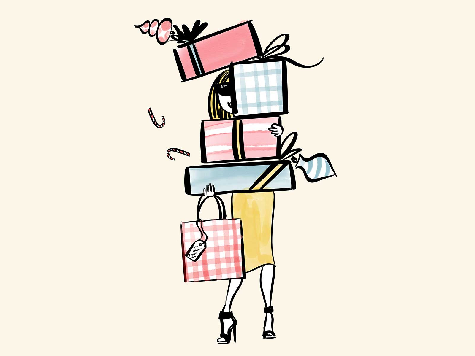 Frill Seeker — Fashion & Lifestyle Illustration colorful illustration commercial illustration editorial illustration fashion illustration feminine illustration graphic design greeting card hand drawn illustration lifestyle illustration packaging illustration product illustration stationery surface design watercolor illustration whimsical illustration