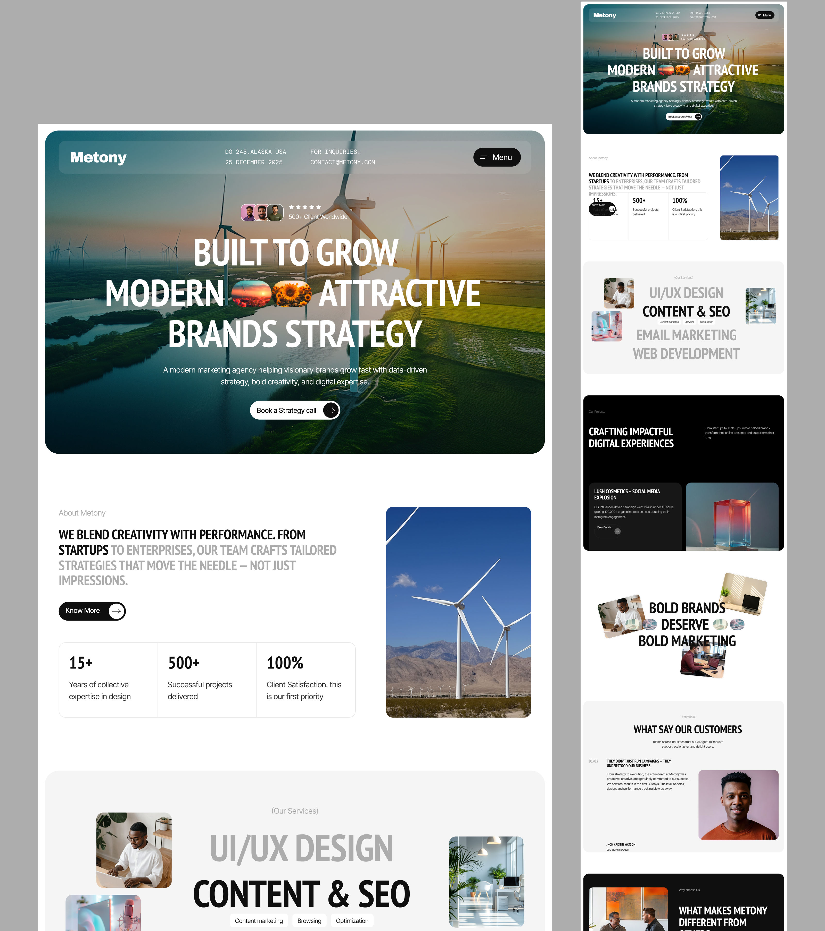 Marketing Agency Website Design astro digital agency framer hero section homepage landing page landing page design light ui marketing agency marketing agency website minimal nextjs ui design ui ux web design web ui webflow website website design website template