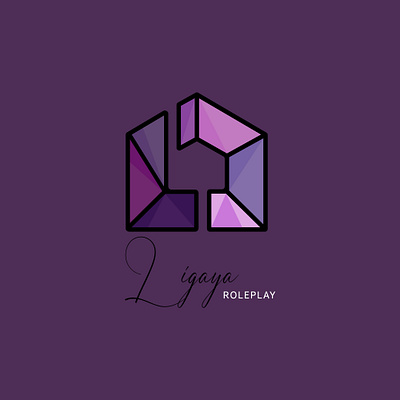 Ligaya Roleplay #logo #design creative logo design graphic design graphics logo design illustration logo logo design origami logo typography unique logo vector