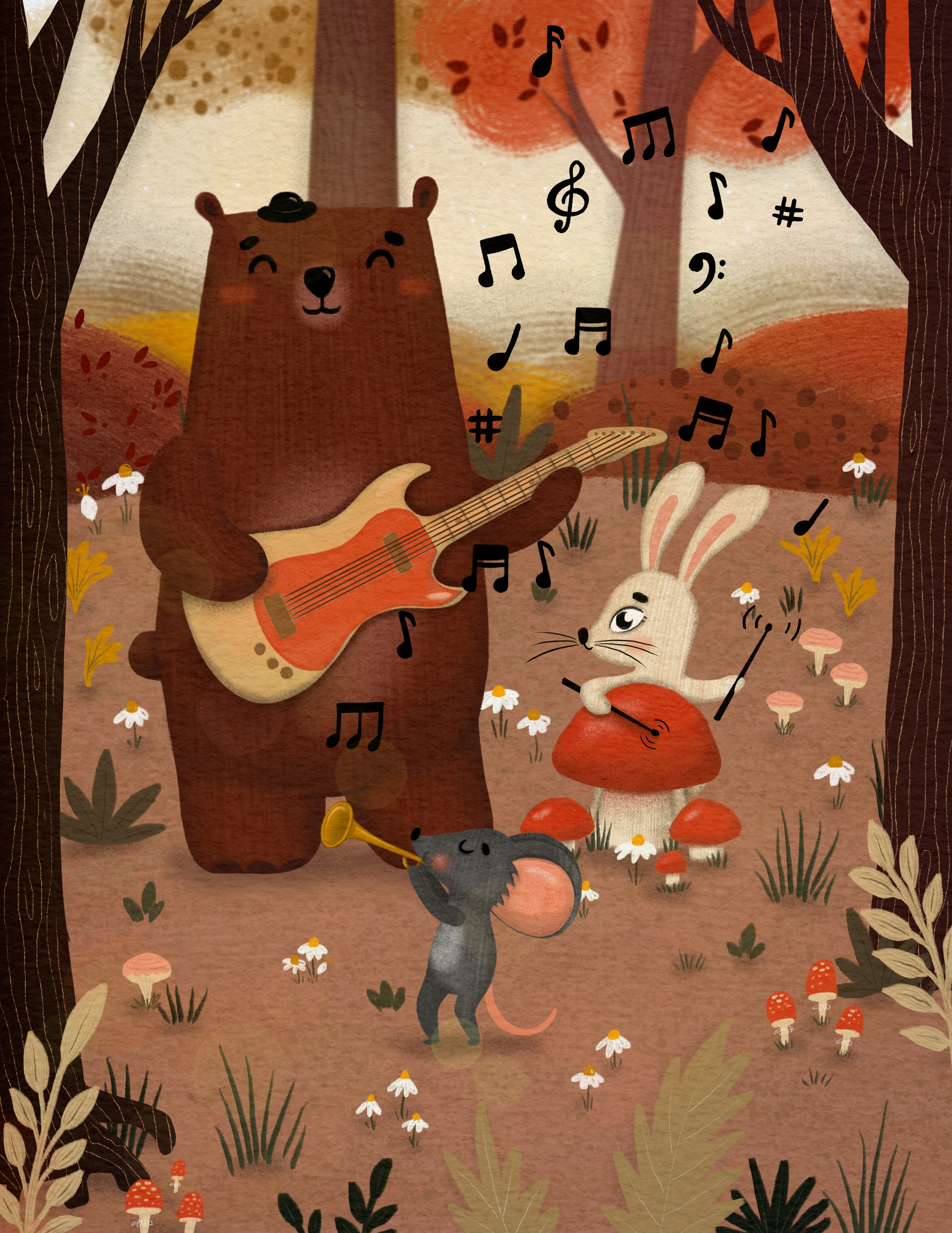 Forest Fest Illustration book cover book illustration children children book children book illustration children illustrator design illustration kidlit