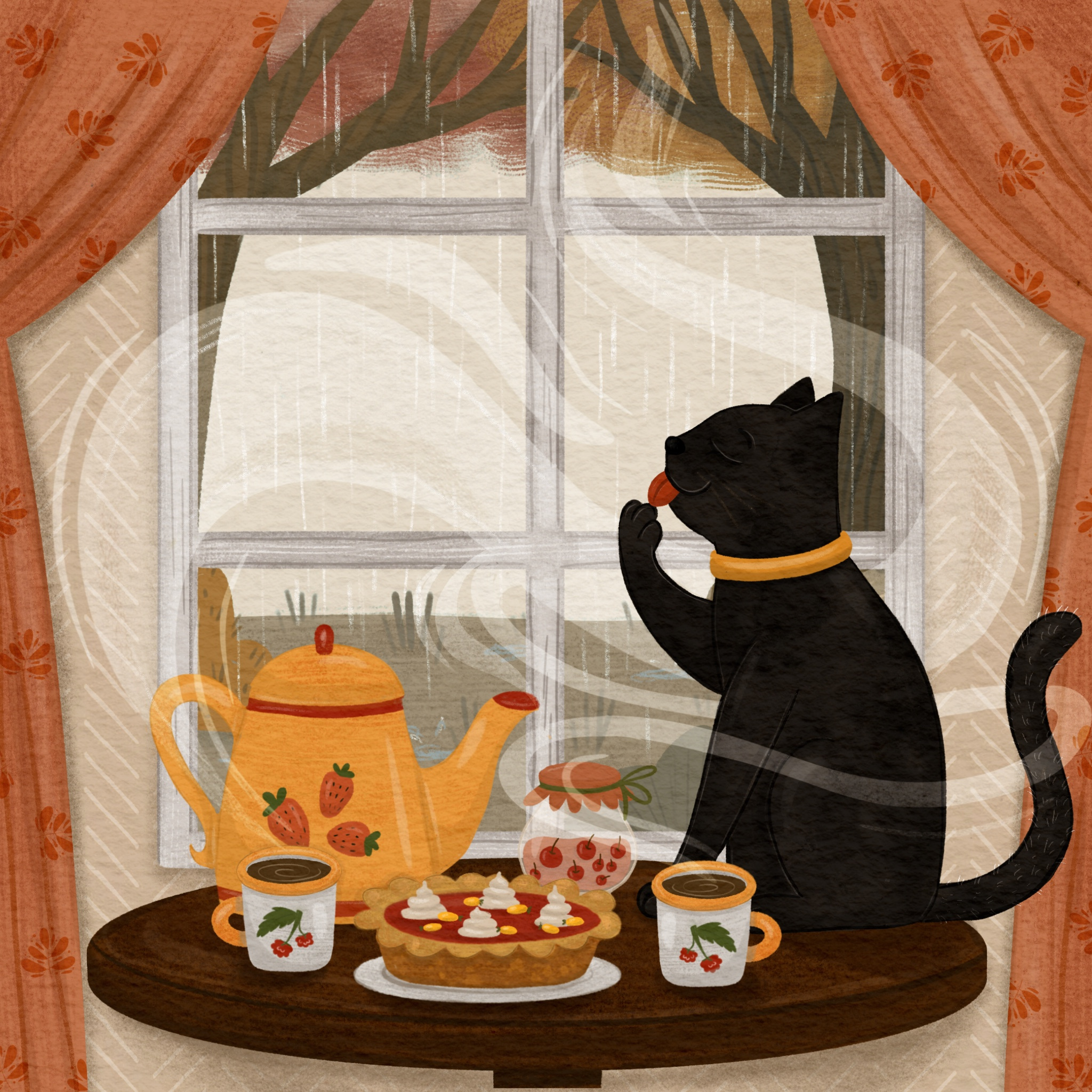 Cozy Home Illustration book cover book illustration children children book children book illustration children illustrator design illustration kidlit