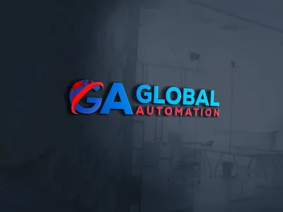 Global Automation Logo Design animation branding graphic design logo motion graphics