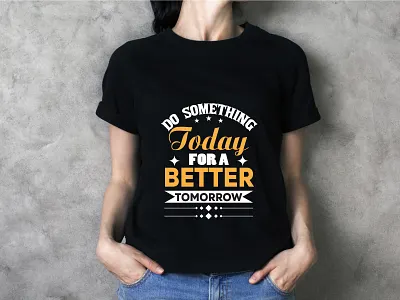Typography T-shirt Design black typography t shirt design branding design graphic design illustrator t shirt design typography t shirt design