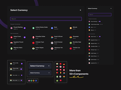 Exchange website (Select Currency) 3d animation app branding currency design e exchange graphic design illustration logo mobile app motion graphics responvise search ui ux