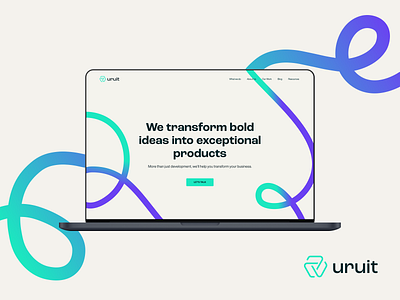 Uruit: Revamping their visual identity branding design flat gradients graphic design icons logo ui visual identity workshops