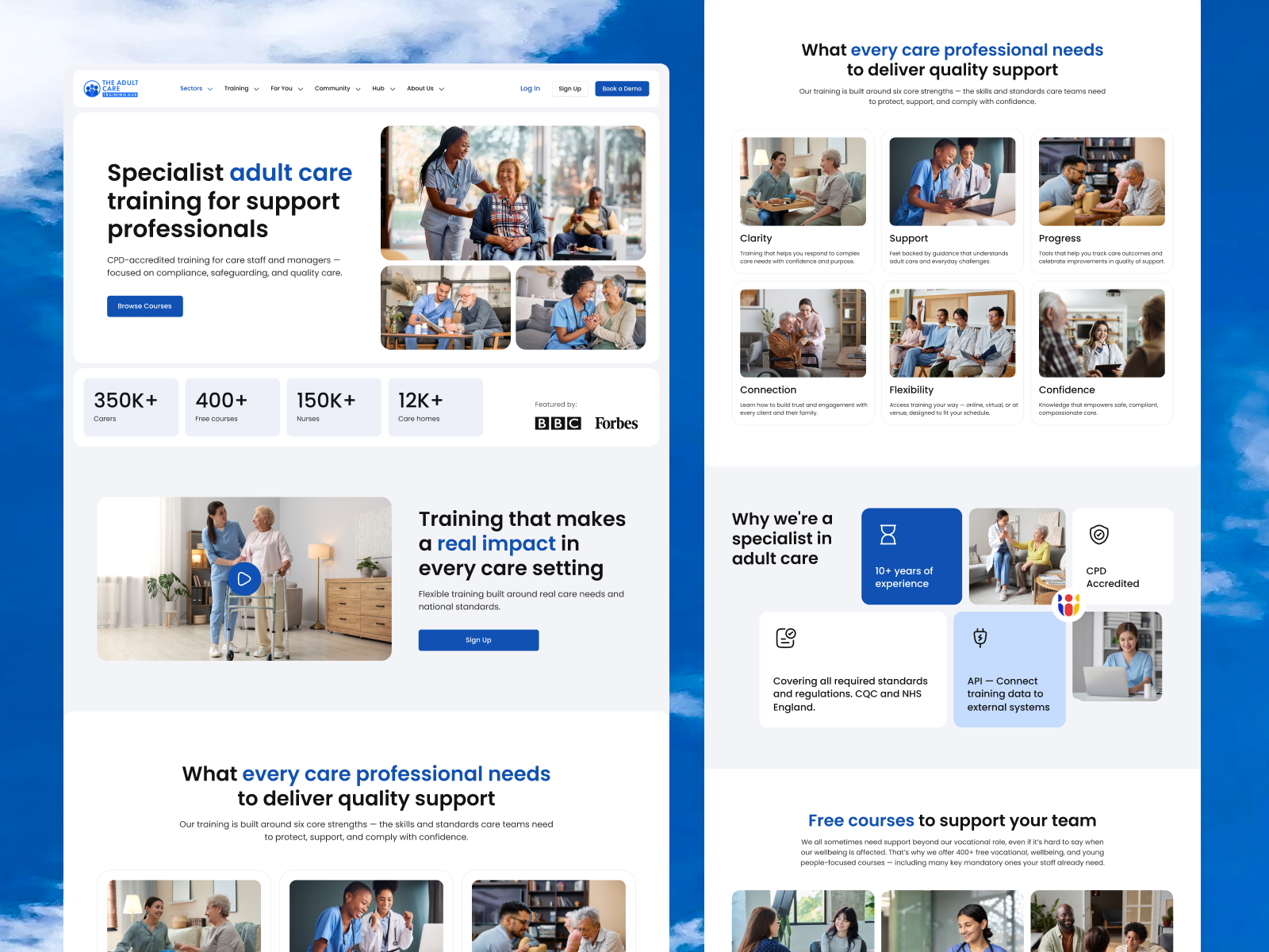 ⭐️ A Website That Speaks Nine Languages | EdTech Web Design ai corporate training platform design design system e learning design edtech website interface design platform design product design saas ui ui ui ux user experience ux uxui design web app design web design