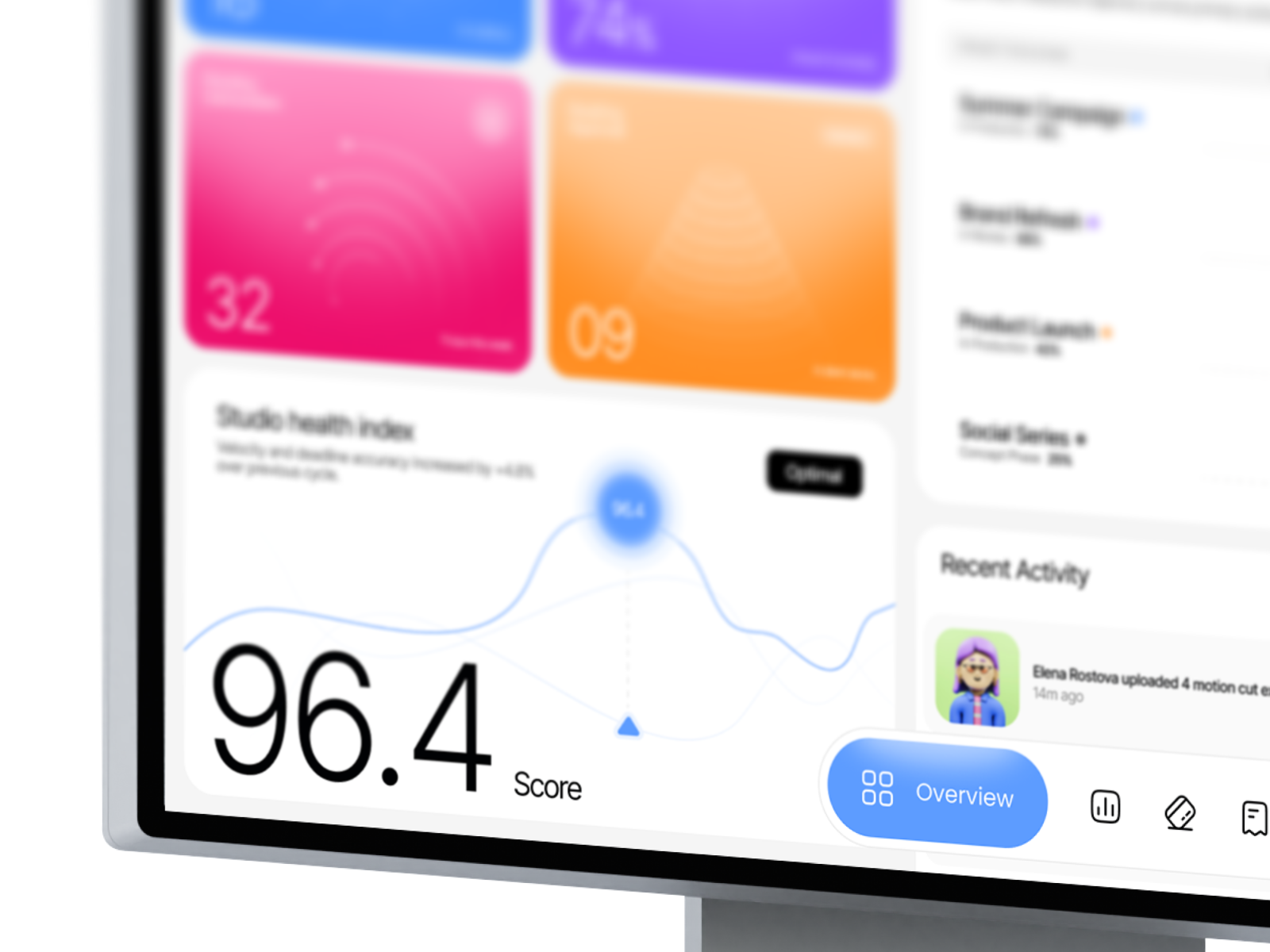 FRAME Web App Dashboard 3d animation branding graphic design logo motion graphics ui