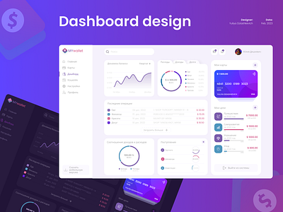 Dashboard design graphic design ui