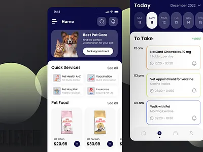 Pet Shopping & Management App branding design graphic design illustration logo search ui ux vector web design