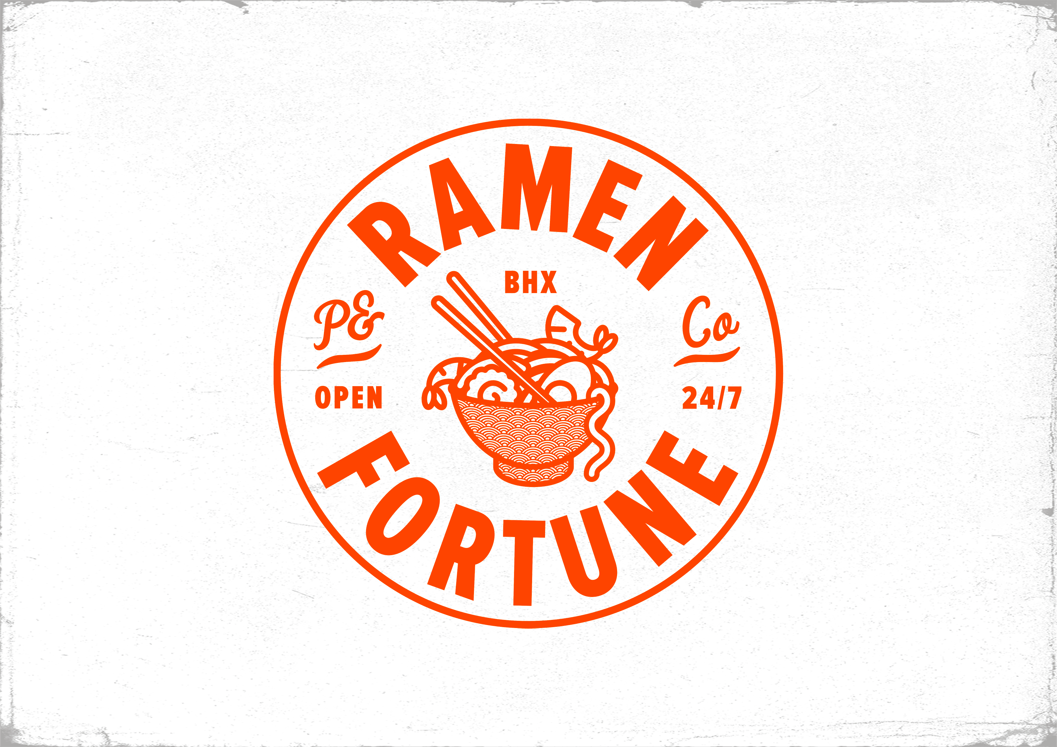 Ramen Fortune art artist badge clothing club creative creative art design food food club graphic design lockup ramen streetwear t shirt