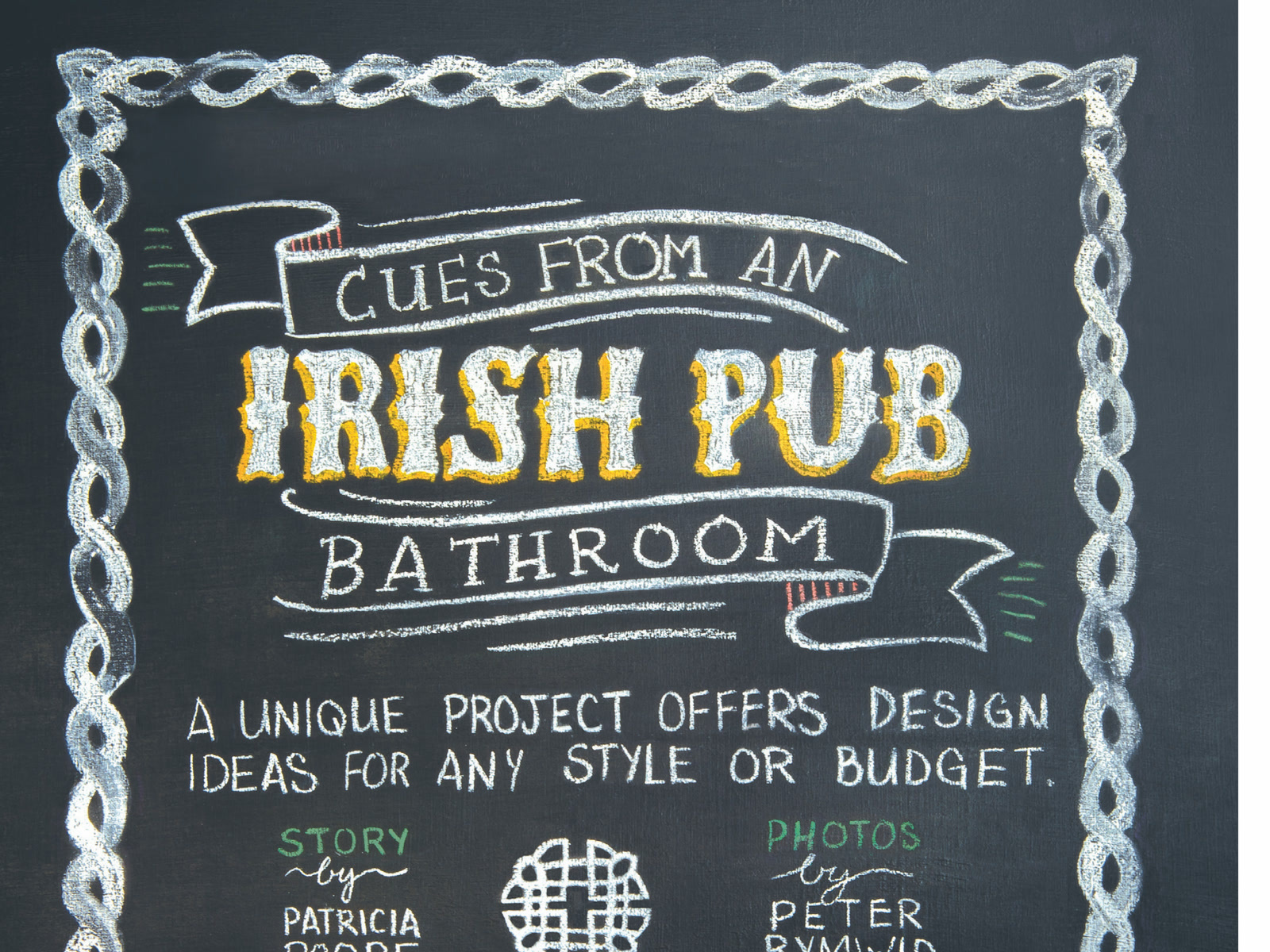 irish pub chalkboard chalk chalkboard editorial hand lettering illustration lettering