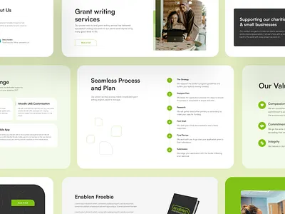 Enablen Consultancy website design charity website coding learning grant writing website learning app ngo website ui uiux web design web development website design