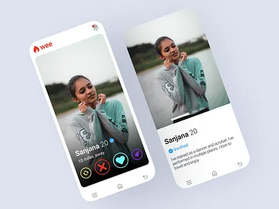 Dating App UI Design app design design figma mobile app ui ui design