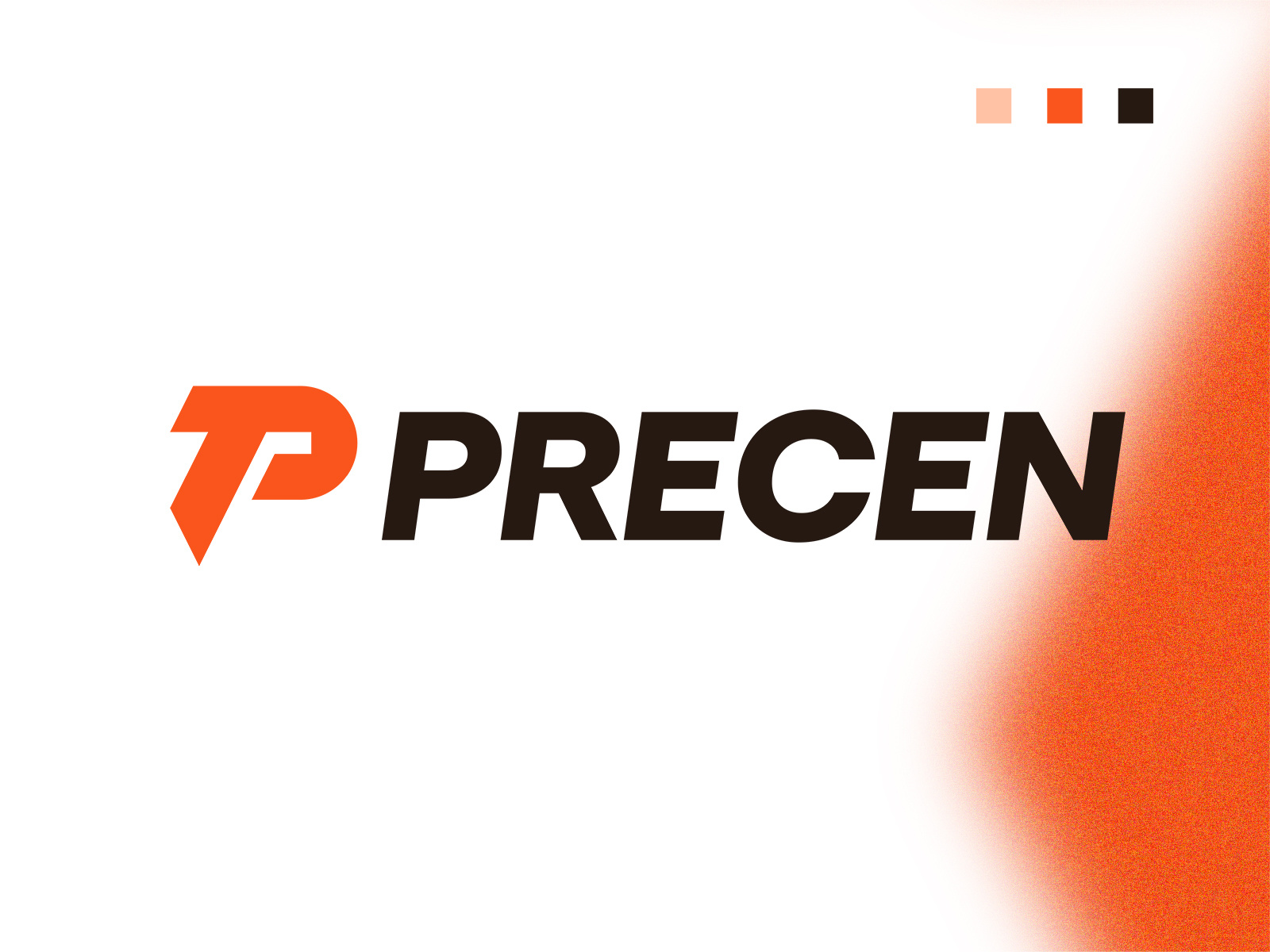 P logo "PRECEN" abstract branding clean logo graphic design identity logo logo design logo mark logotype minimalist modern p p logo simple logo vector