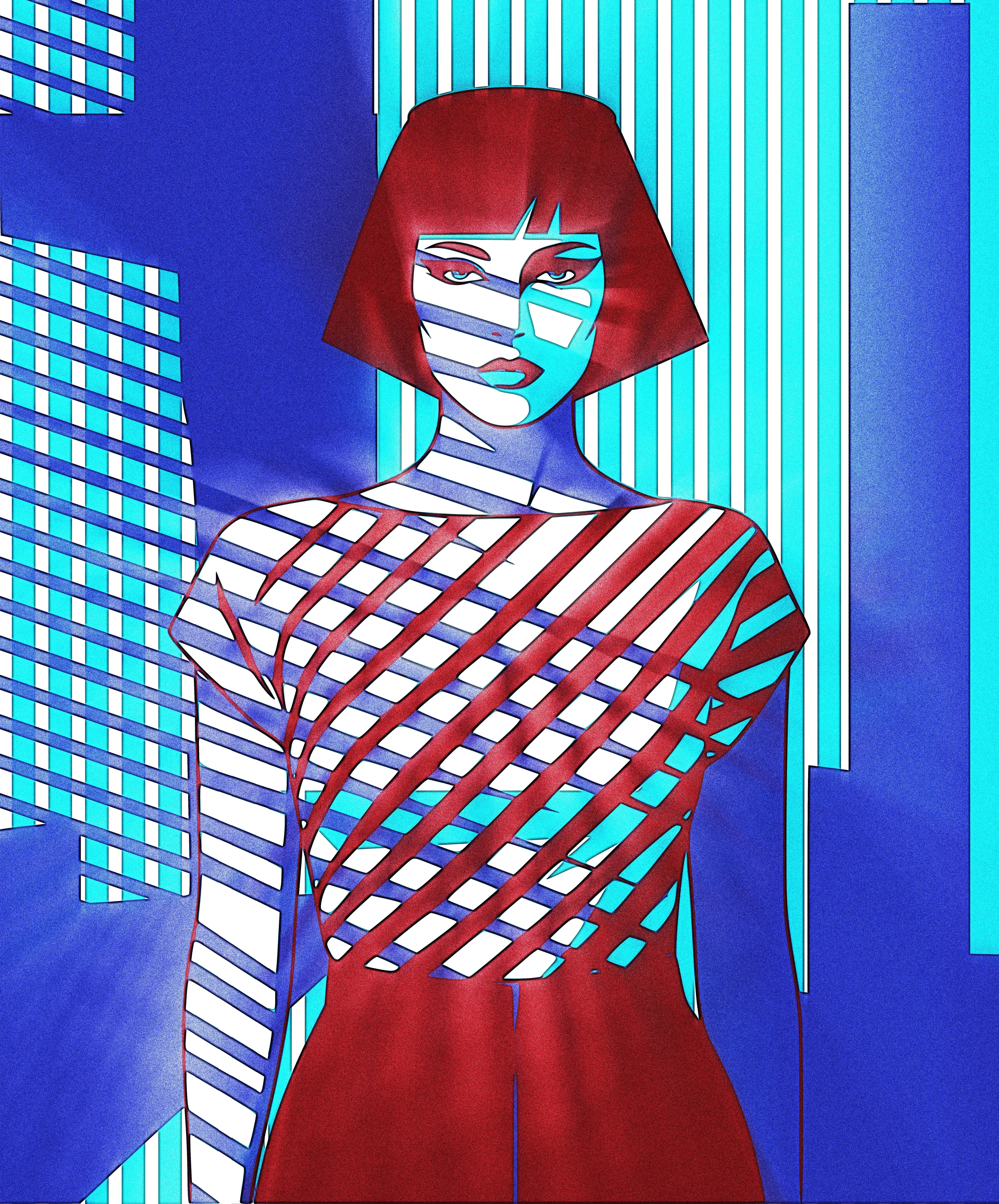 stripes blinds doodle illustration noise shadows shunte88 stripes vector