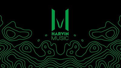 Harvin - Logo & Identity adobe illustrator brand identity branding design graphic design identity design illustration logo logomark music poster