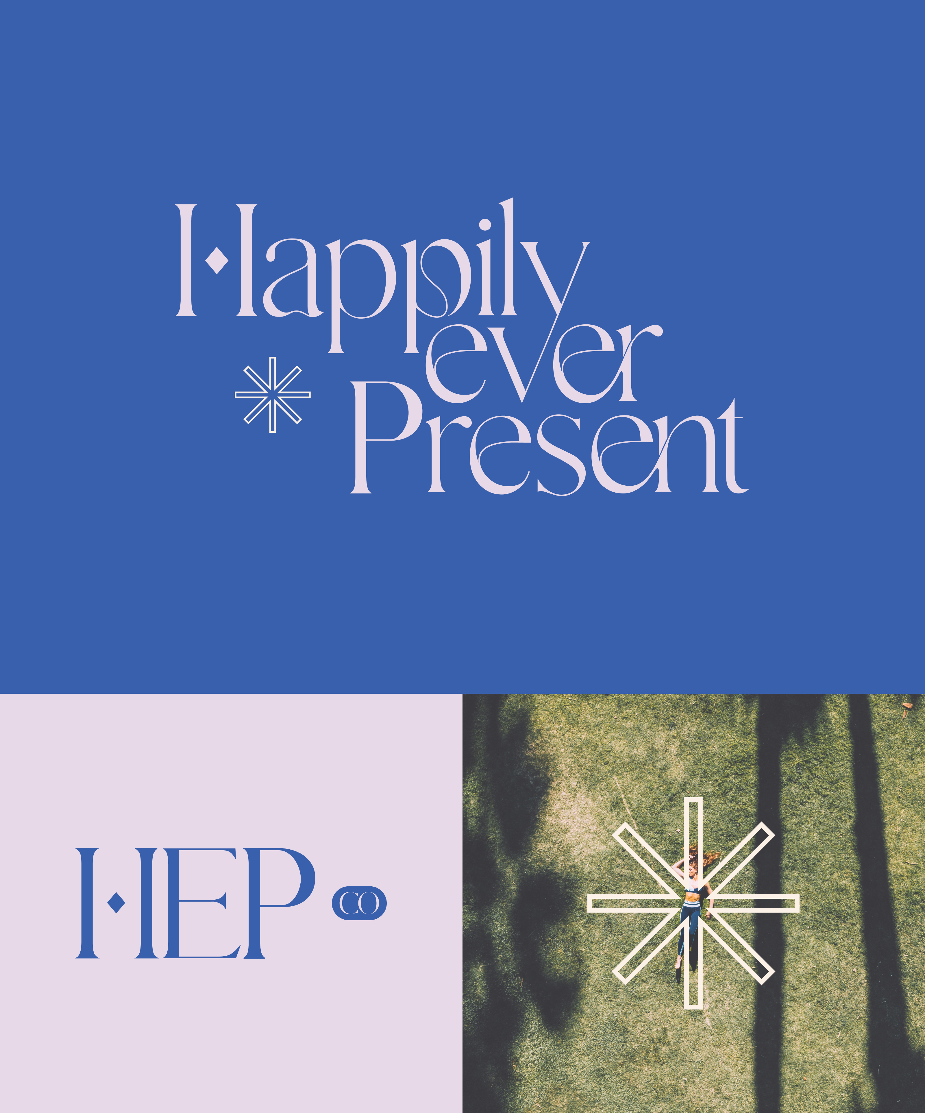 Happily Ever Present Logo Concept #1 athletics branding clothing brand cozy graphic design happy logo logo design present sports typography