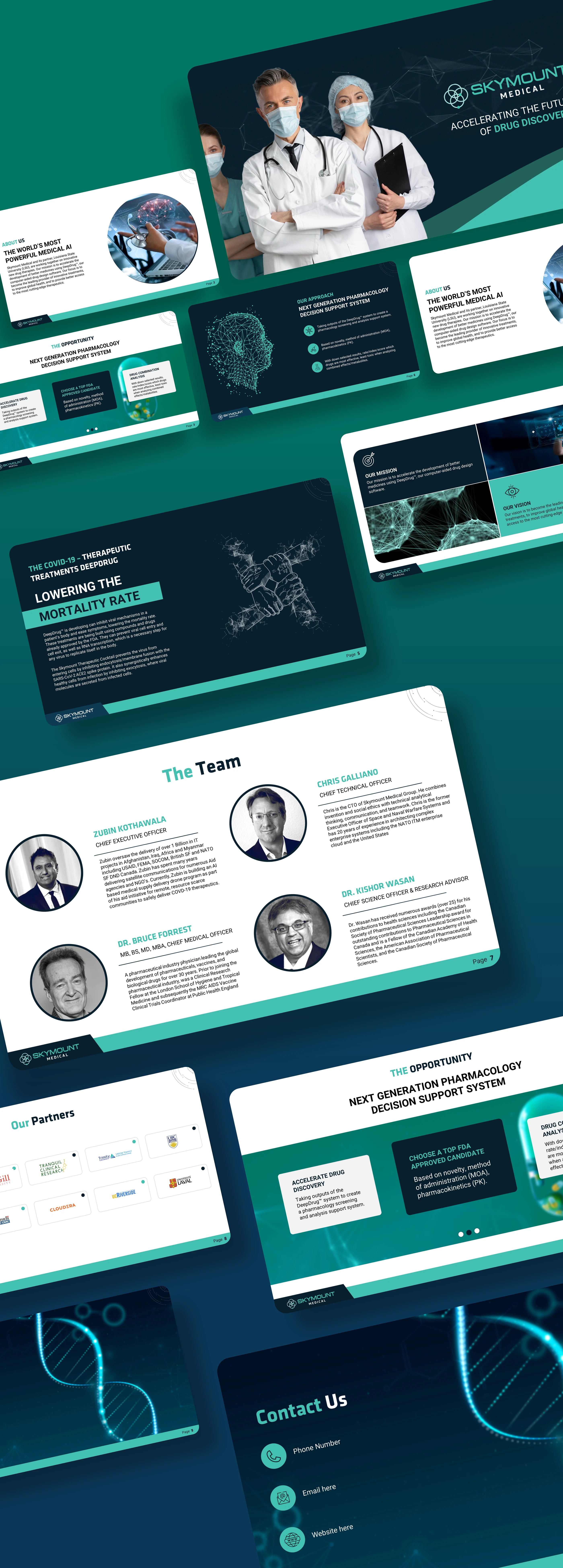 Example of Presentation & Pitch Deck Design