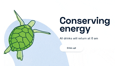 Energy Saver Mode energy saver mode mode sustainability turtle ui ui animation