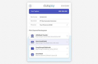 Duta Pay Payment Gateway Widget