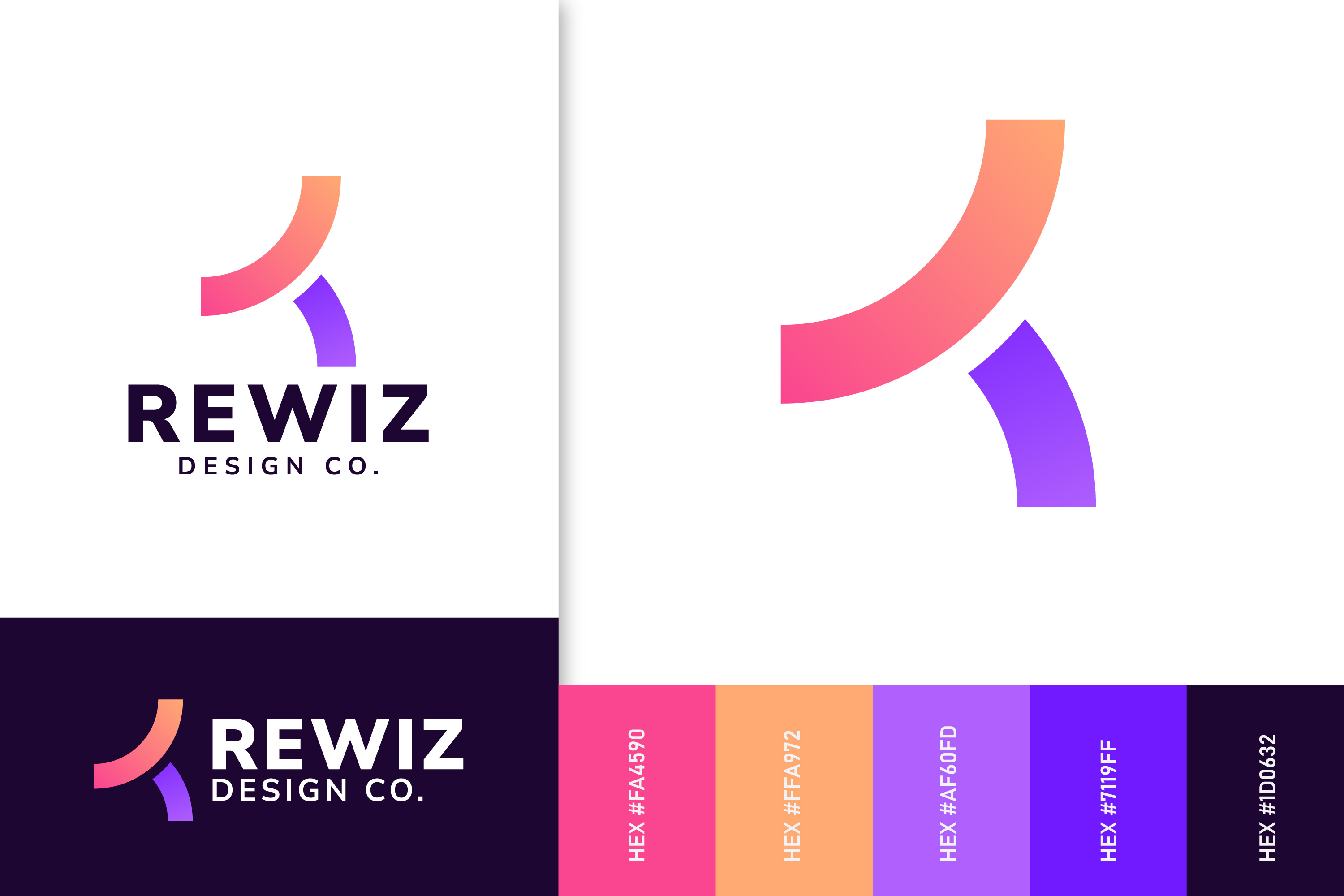 Rewiz Design Co. | Logo Design & Brand Style Guides agency brand identity branding branding design business logo creative creative logo custom logo design flat logo graphic design logo logo design logo designer minimal logo modern logo r logo rd logo ui vector