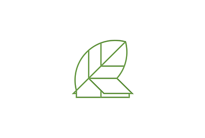 House Leaf Logo FOR SALE branding design for sale graphic design house illustration logo natural vector