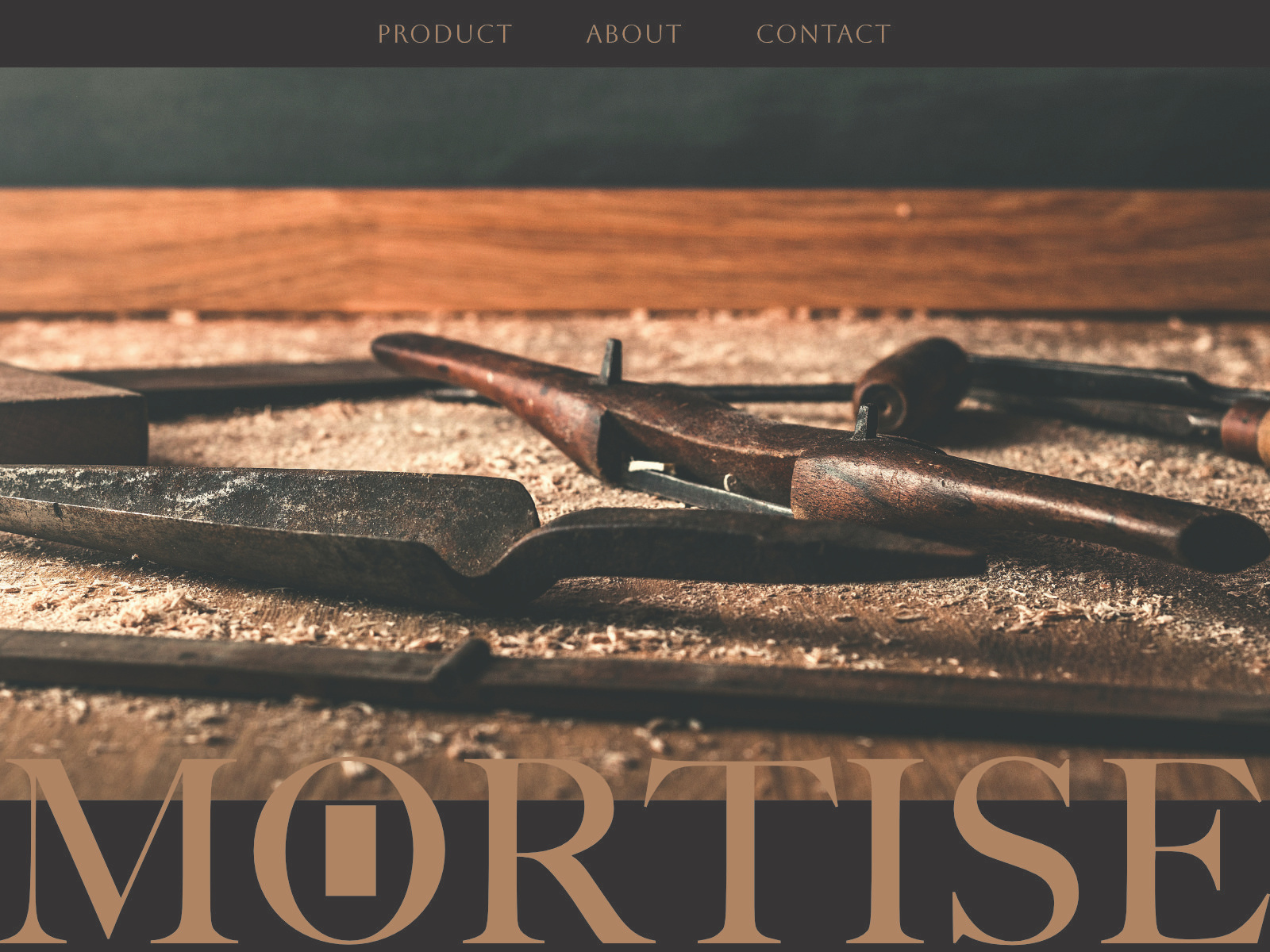 Mortise - Woodworking branding graphic design logo ui woodworking