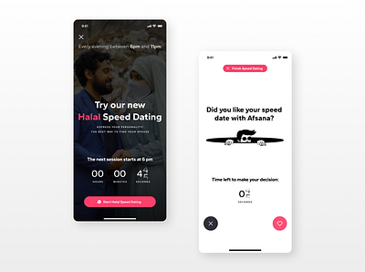 Muzz Speed Dating | Design of a dating app