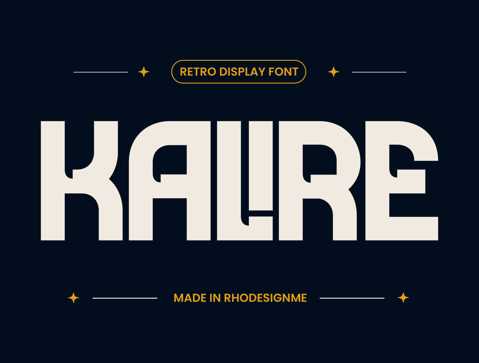 Kalire – Retro Display Bold Font bold font branding classic font creative font display font editorial design font kaure ligatures logo design packaging poster design retro display retro font typeface typography vintage font vintage typography