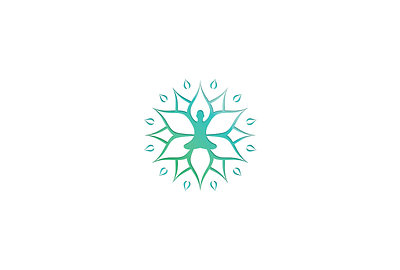 Meditation Logo FOR SALE branding design for sale graphic design illustration logo meditation natural vector yoga