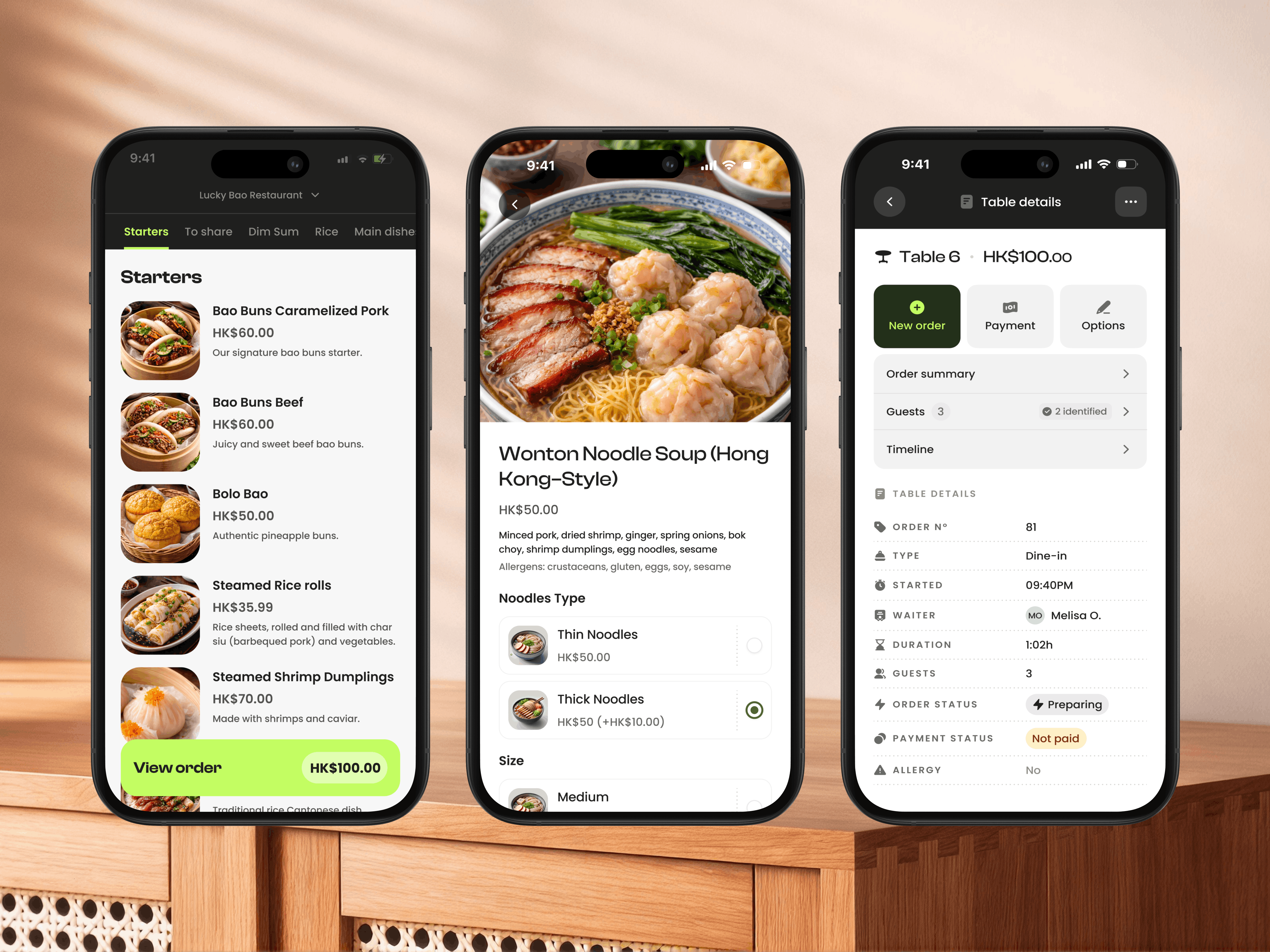 LuoPOS • Restaurant Ordering (hospitality) & POS App cashier checkout delivery ecommerce filters foodtech list mobile app order point of sale pos product page restaurant restaurant menu restaurant pos restaurant software retail saas tabs