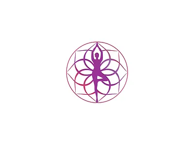Tree Pose Logo FOR SALE branding design for sale graphic design illustration logo natural tree pose vector yoga