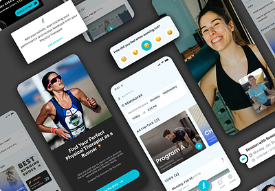 Case Study - Netic.health - Remote PT 🏃🏻‍♂️ 🧑‍⚕️ app branding designer doctor healthcare mobile physical therapy product design remote sport ui
