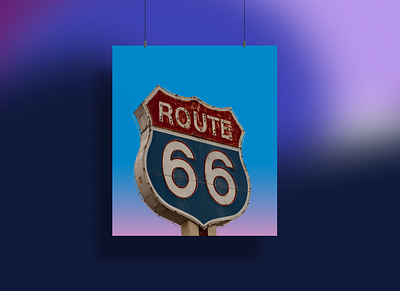 Route 66 Design app branding design figma graphic design illustration landing page logo ui vector