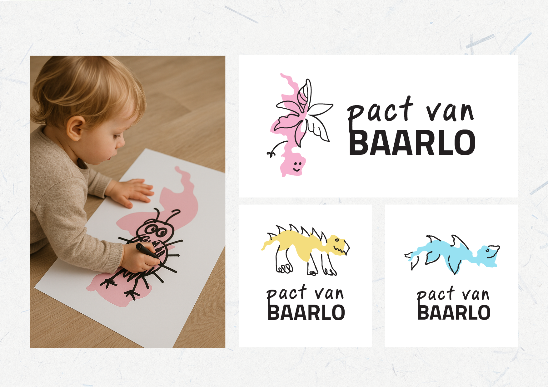 Logo design Childcare Collective branding childcare childlike children elementaryschool graphic design illustration logo playful playfuldesign