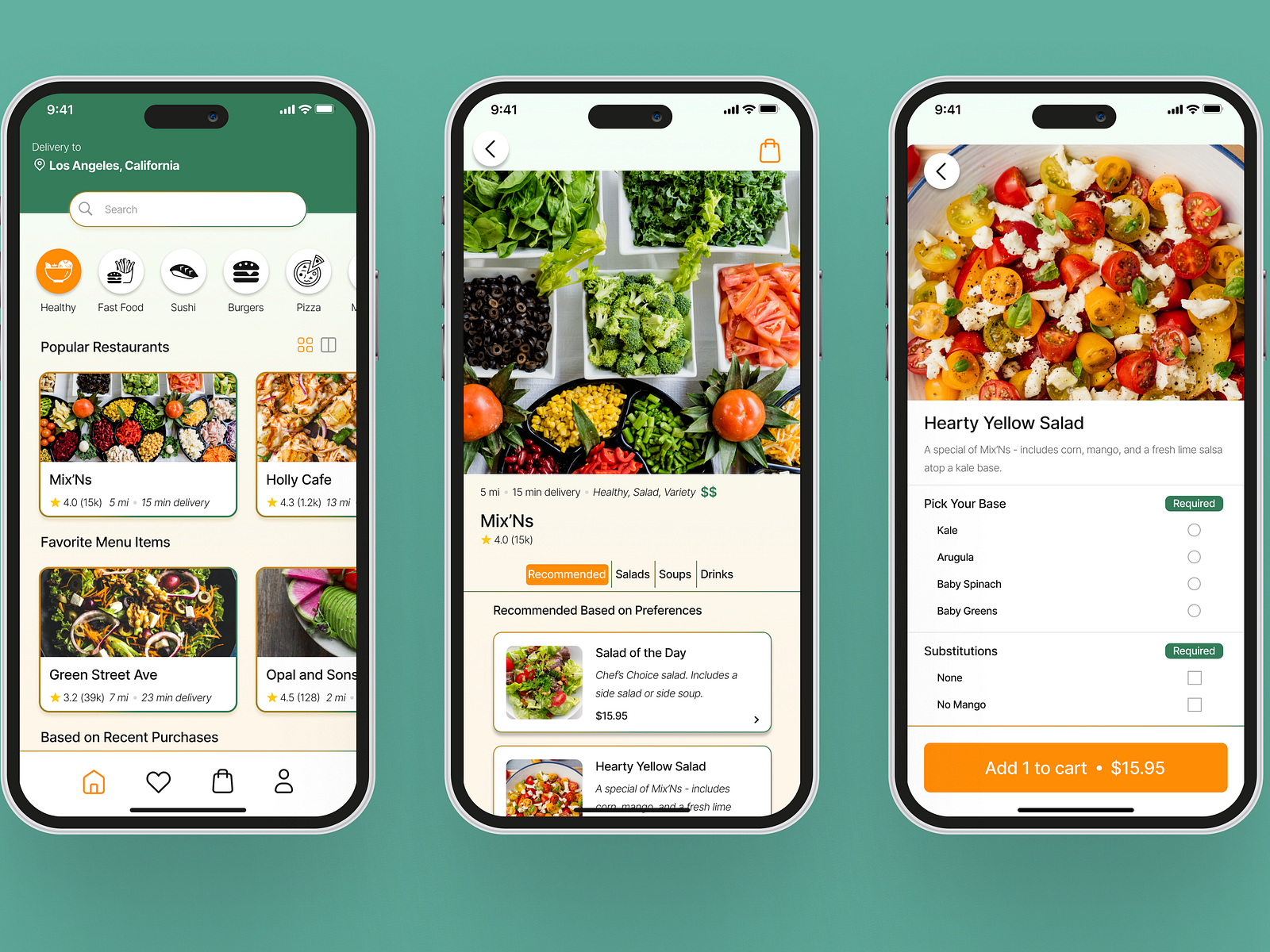 Mobile Food Delivery App Concept by Brittany Ingenthron on Dribbble