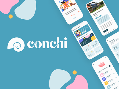 Conchi design logo mobile ui ui design ux ux design visual identity