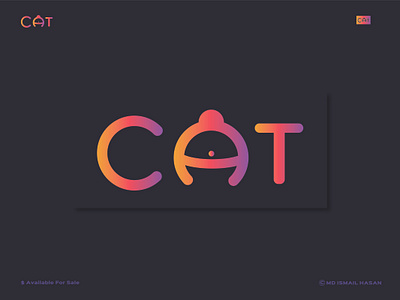 C+A+T LOGO DESIGN branding cat logo graphic design illustration illustrator logo logo design logos vector