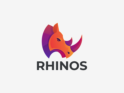 RHINOS app branding design graphic design icon illustration logo rhinos rhinos coloring rhinos logo ui ux vector