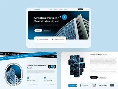 Glass Website Landing Page appdesign applicationdesign behance blurrydesign branding design dribbble glassmorphismdesign graphic design illustration landingpagedesign logo logodesign luxurywebsitedesign ui uidesign ux uxdesign webdesign websitedesign