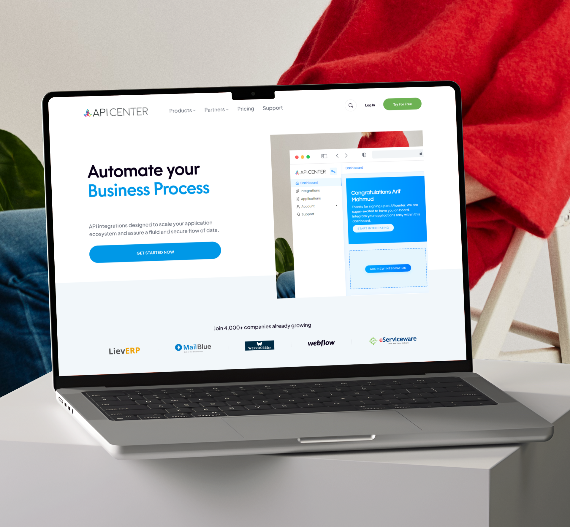 APIcenter Website Redesign api center client story converting result design project success story ui ui design uiux ux website website design website redesign