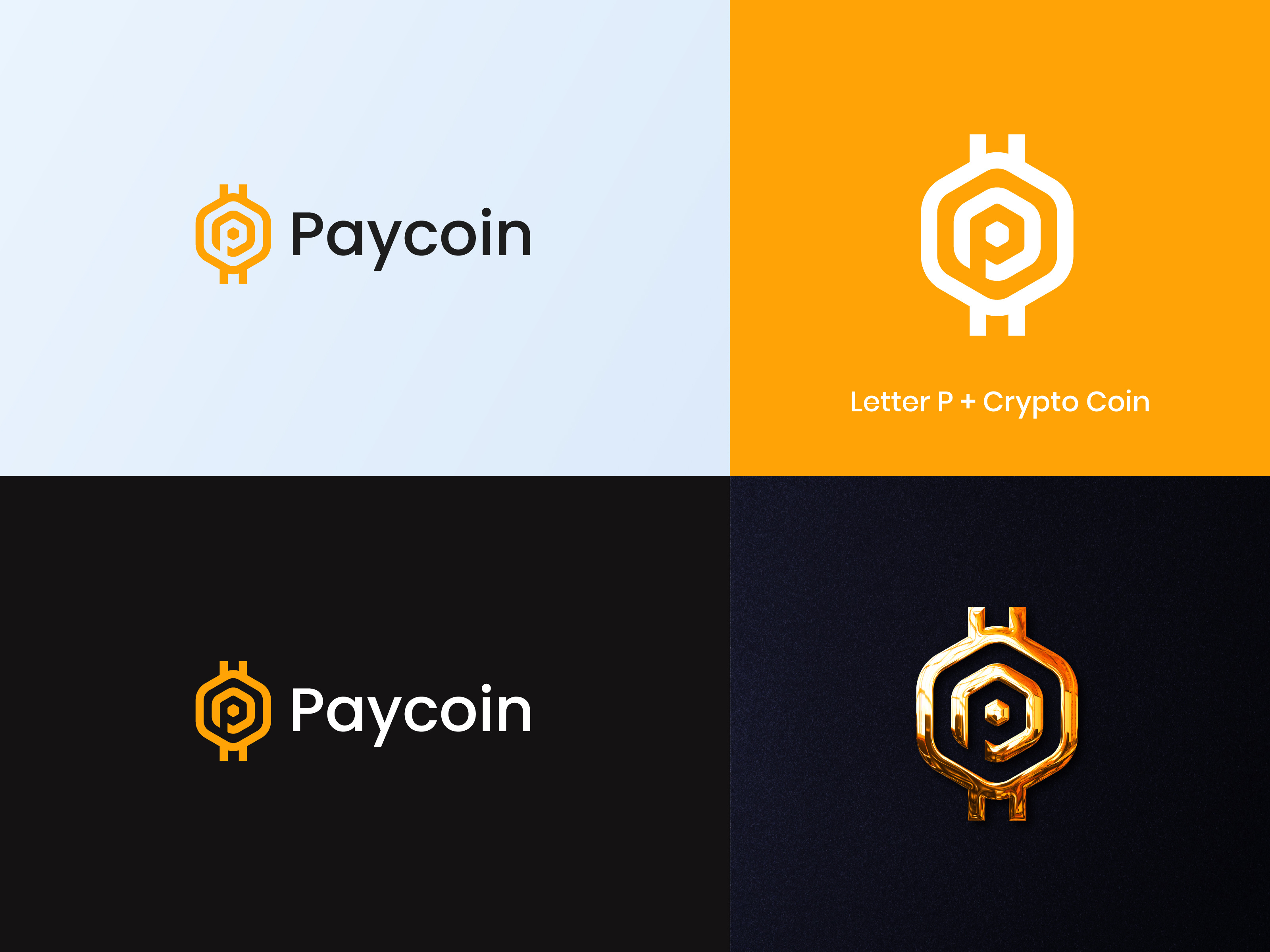 Paycoin - Bitcoin logo design by Al Mamun | Logo & Branding Expert for  Brand Crown on Dribbble