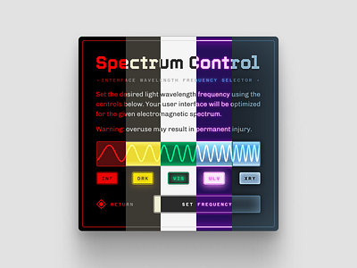 Spectrum UI Concept concept design ui