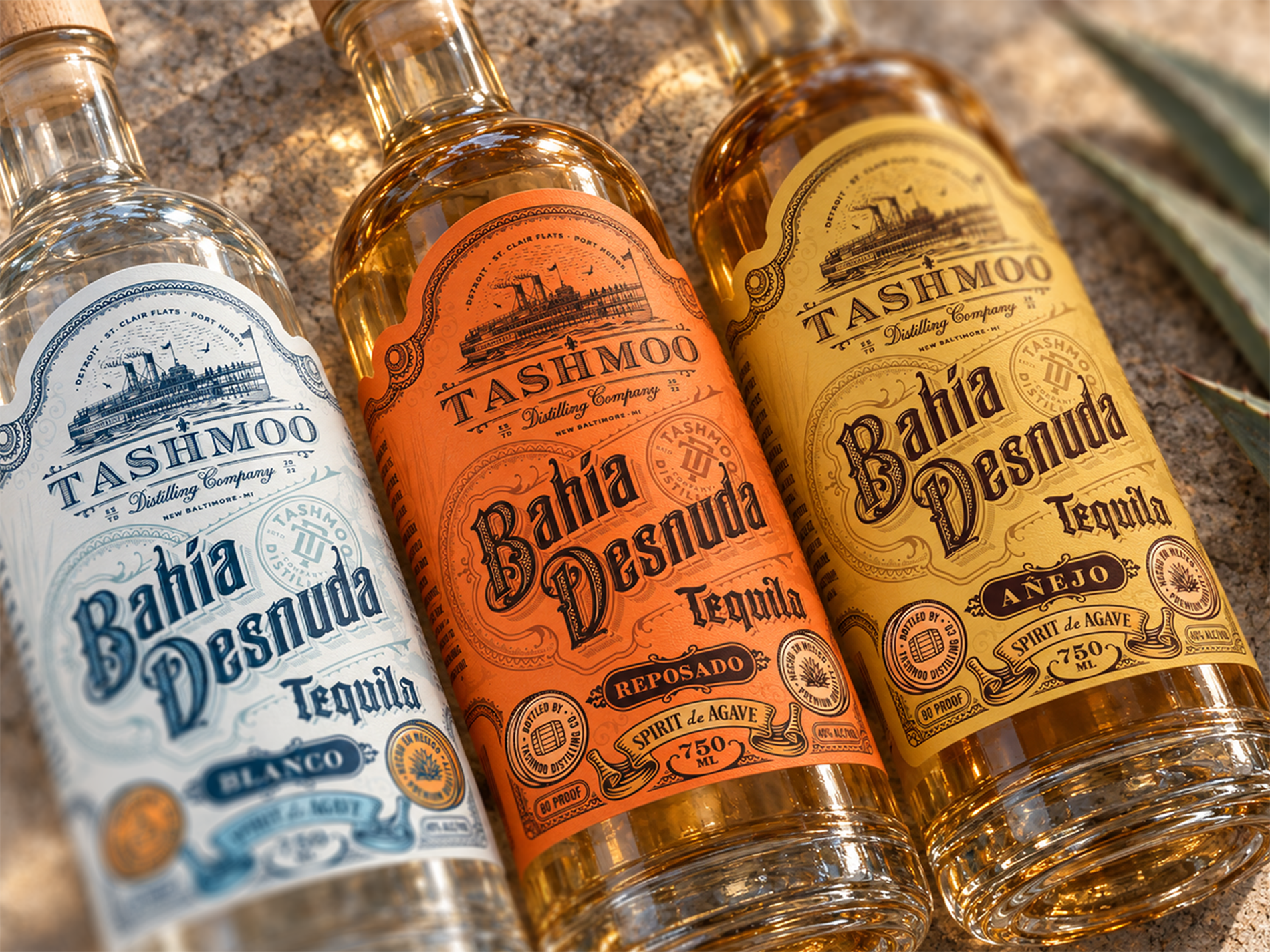 Bahia Desnuda Tequila agave anejo artisan label blanco bourbon brandy cognac distillery label gin reposado rum label tequila brand identity tequila branding tequila design tequila label tequila logo vintage tequila label vodka label whiskey whisky