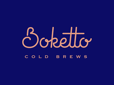 Boketto brand branding design lettering logo logotype type typography